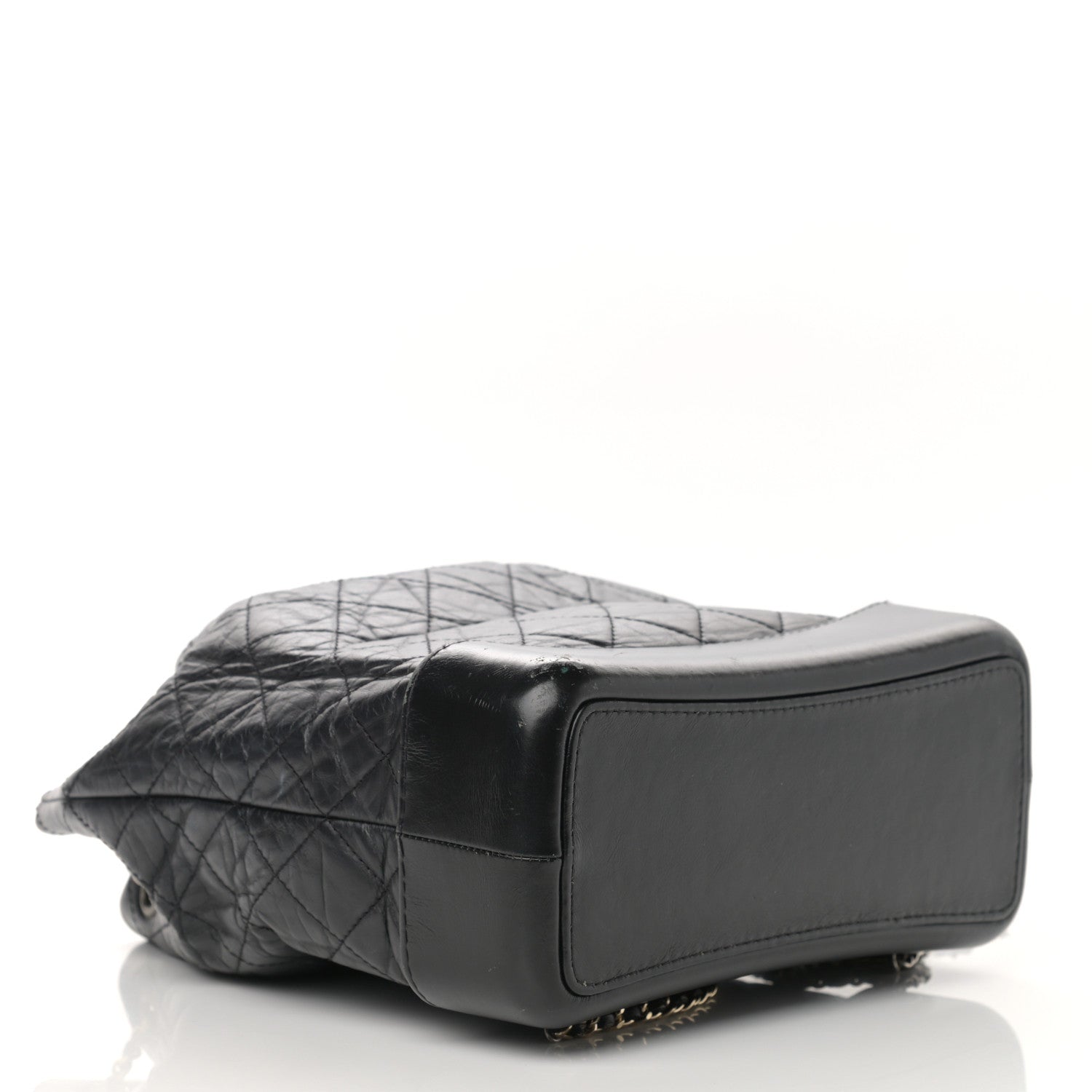 Chanel Aged Calfskin Quilted Small Gabrielle Backpack Black 5 of 19