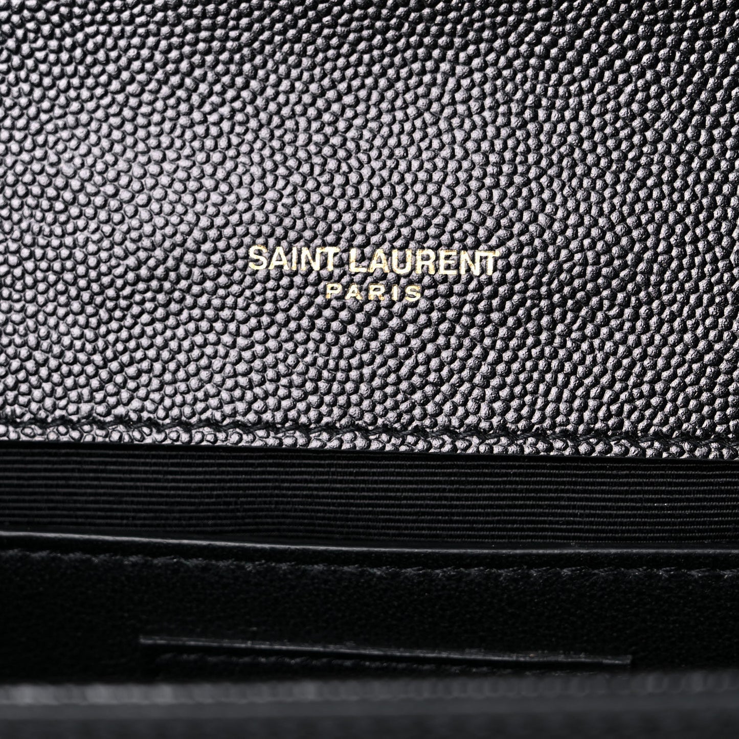 Grain De Poudre Medium Classic Monogram Kate Satchel Black