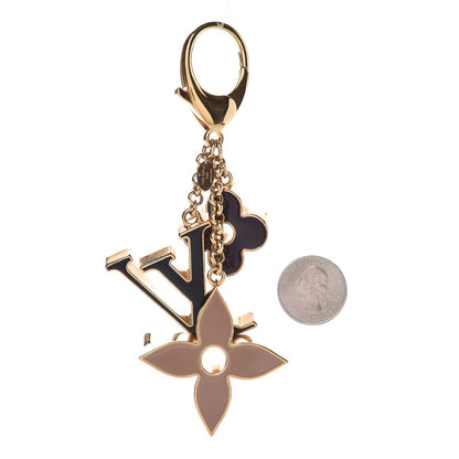 Louis Vuitton Fleur De Monogram Bag Charm Dore 2 of 3