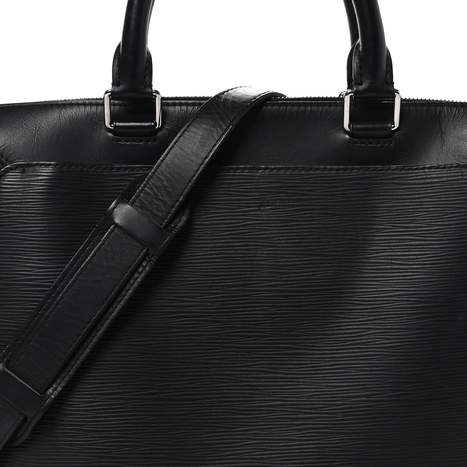 Louis Vuitton Epi Oliver Briefcase Black 7 of 12