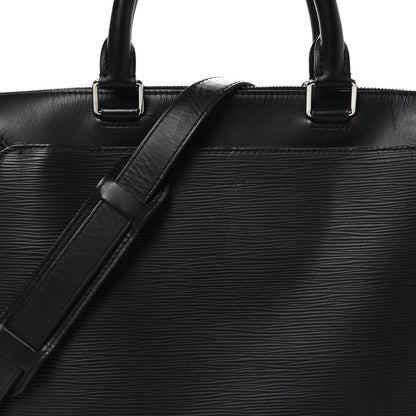 Louis Vuitton Epi Oliver Briefcase Black 7 of 12