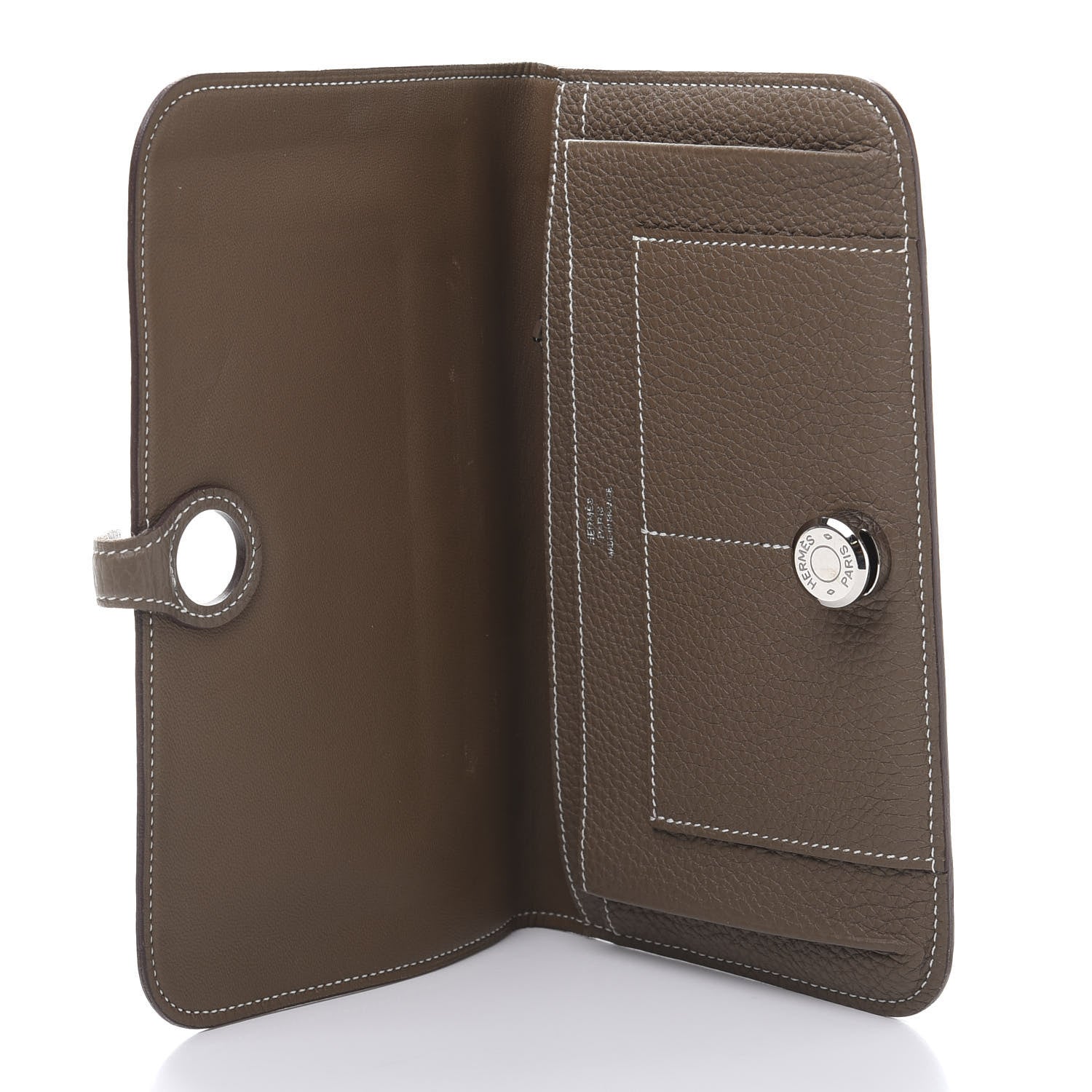 Hermes Togo Dogon Duo Wallet Etoupe 5 of 13