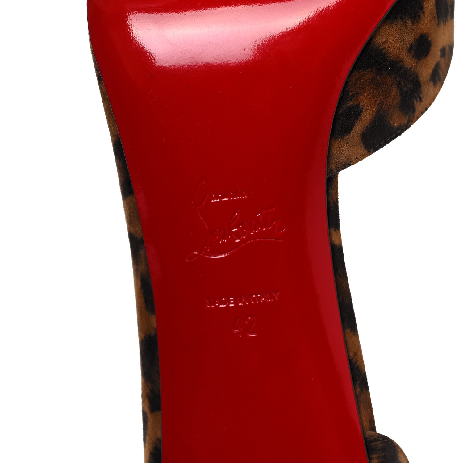 Christian Louboutin Veau Velours Kitty Round Chick 85 Pumps 42 Brown 12 of 16
