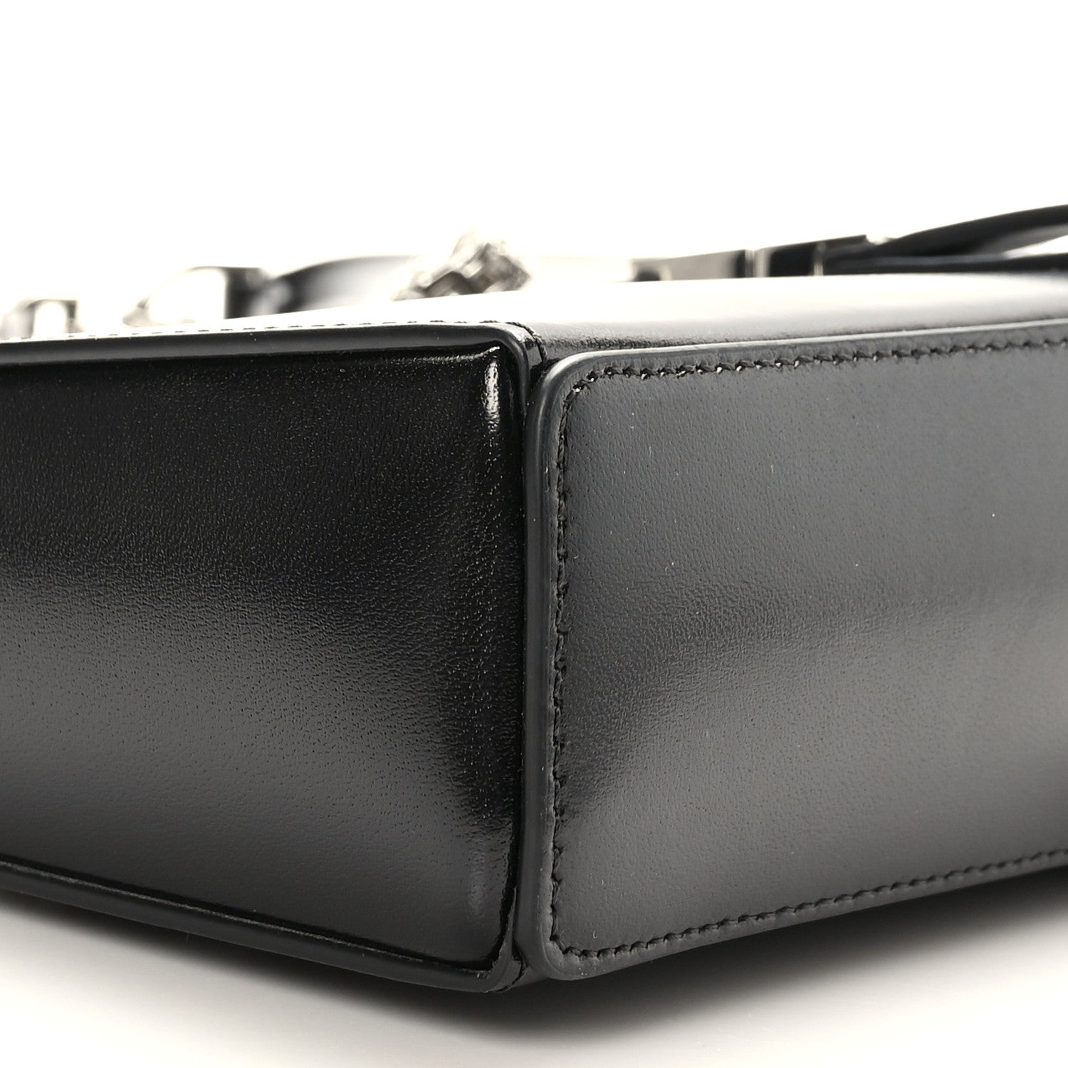 Givenchy Box Calfskin Small Cut Out Shoulder Bag Black 8 of 9