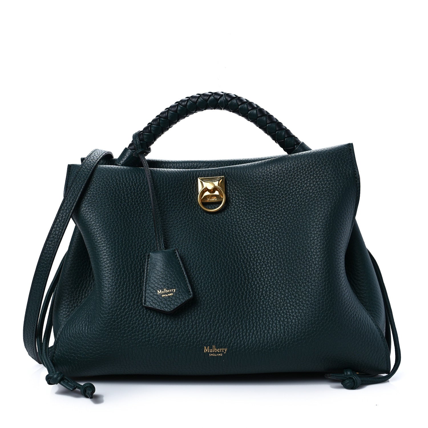 Mulberry Heavy Grain Iris Tote Mulberry Green 1 of 7