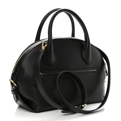 Salvatore Ferragamo Calfskin Fiamma Bag Black 3 of 11