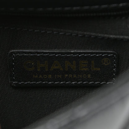 Chanel Shiny Lambskin Quilted Small Montcoco Flap Black 6 of 11