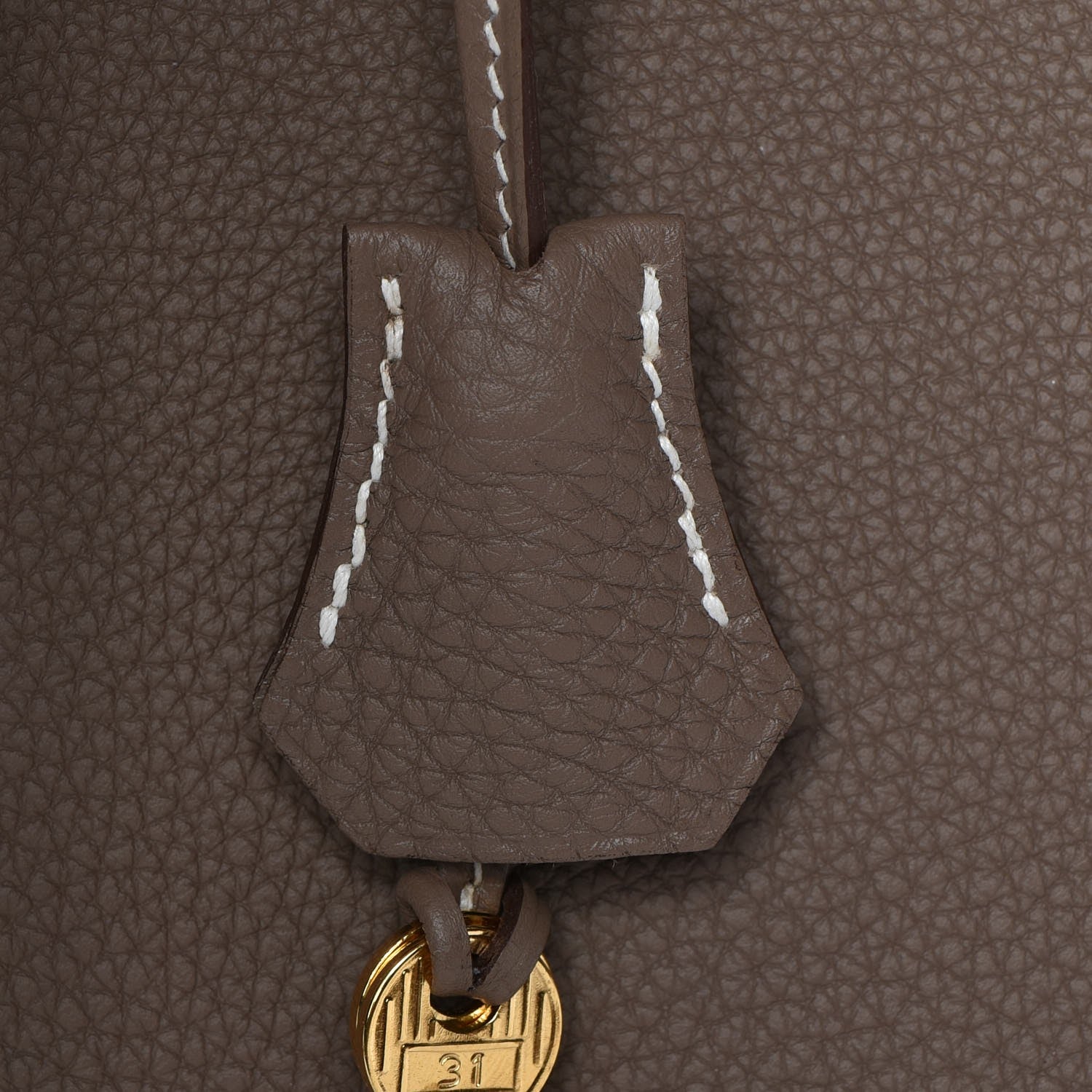 Hermes Togo Kelly Retourne 35 Etoupe 24 of 34