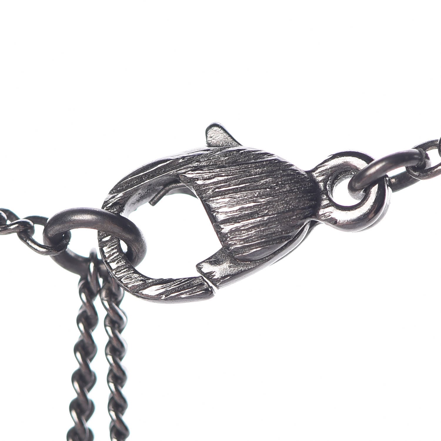 Chanel Ruthenium Gripoix CC Camellia Necklace Black 5 of 9