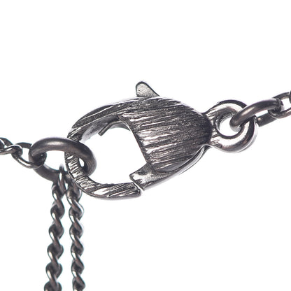 Chanel Ruthenium Gripoix CC Camellia Necklace Black 5 of 9