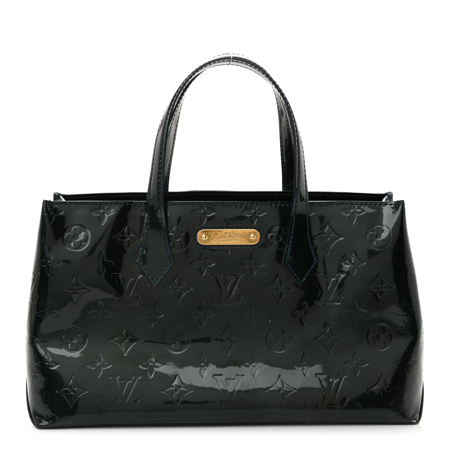 Louis Vuitton Vernis Wilshire PM  Blue Nuit 1 of 11