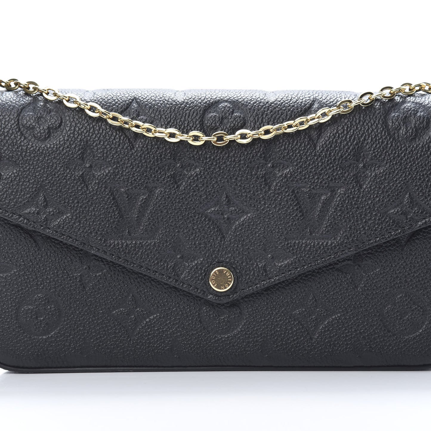 Empreinte Pochette Felicie Chain Wallet Black