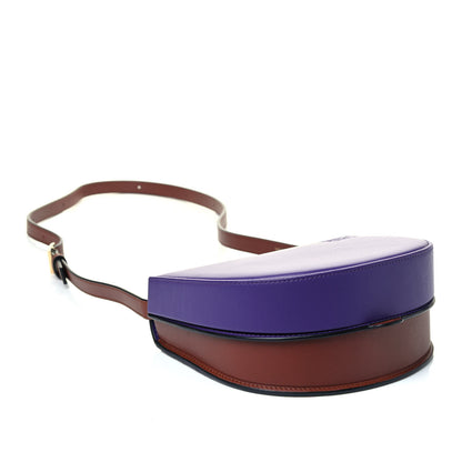 Loewe Soft Calfskin Heel Duo Purple Cognac 2 of 3