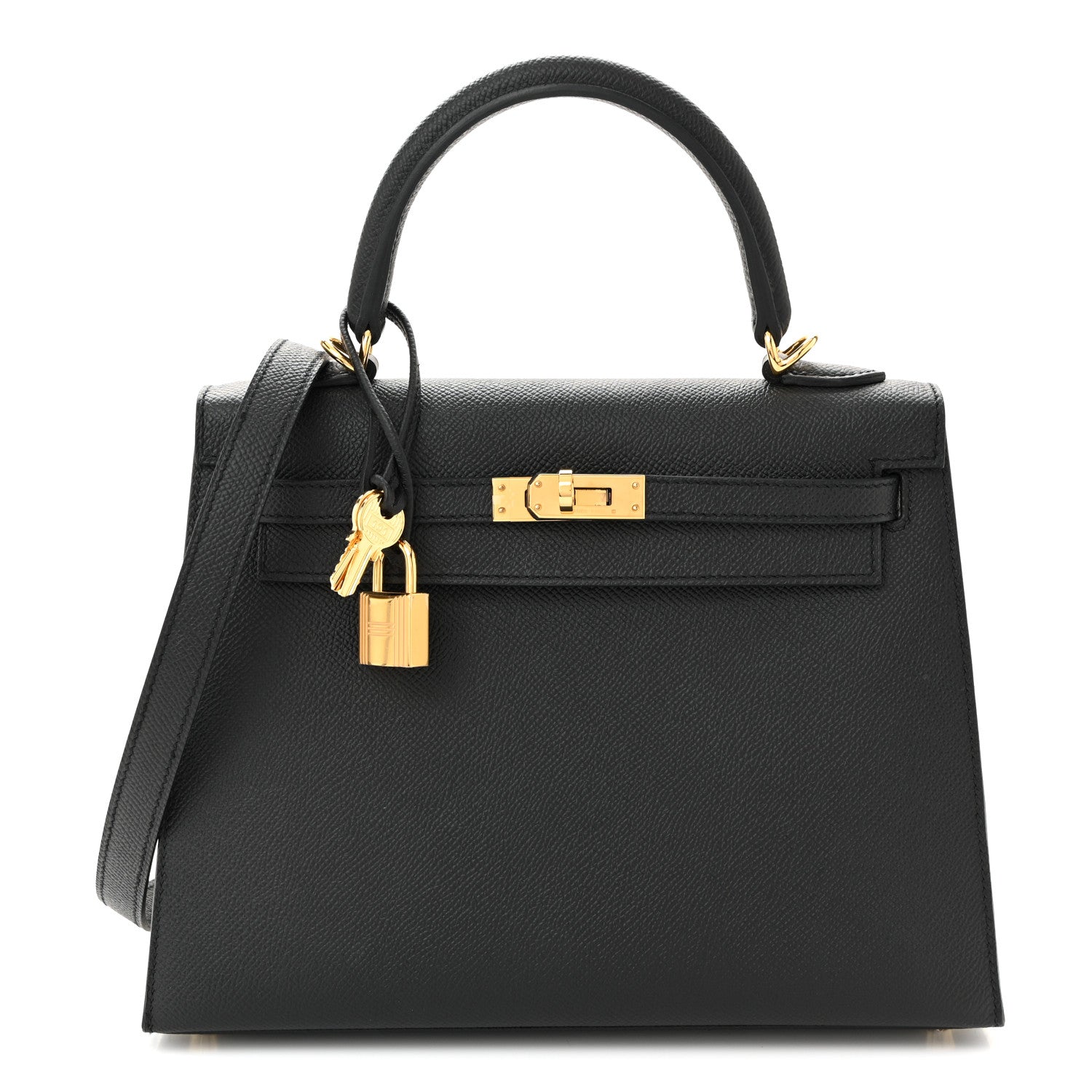 Hermes Epsom Kelly Sellier 25 Black