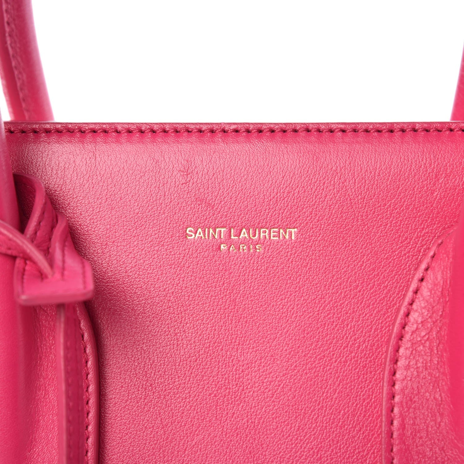 Saint Laurent Calfskin Small Sac De Jour Bubblegum 11 of 14