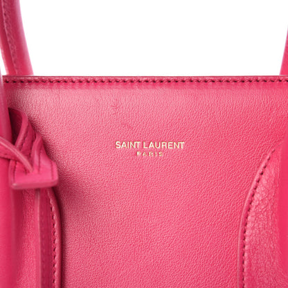 Saint Laurent Calfskin Small Sac De Jour Bubblegum 11 of 14