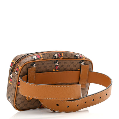 Gucci X DISNEY Mini Vintage GG Supreme Monogram Mickey Mouse Small Belt Bag 90 36 Beige Vintage Sun Oil 3 of 10