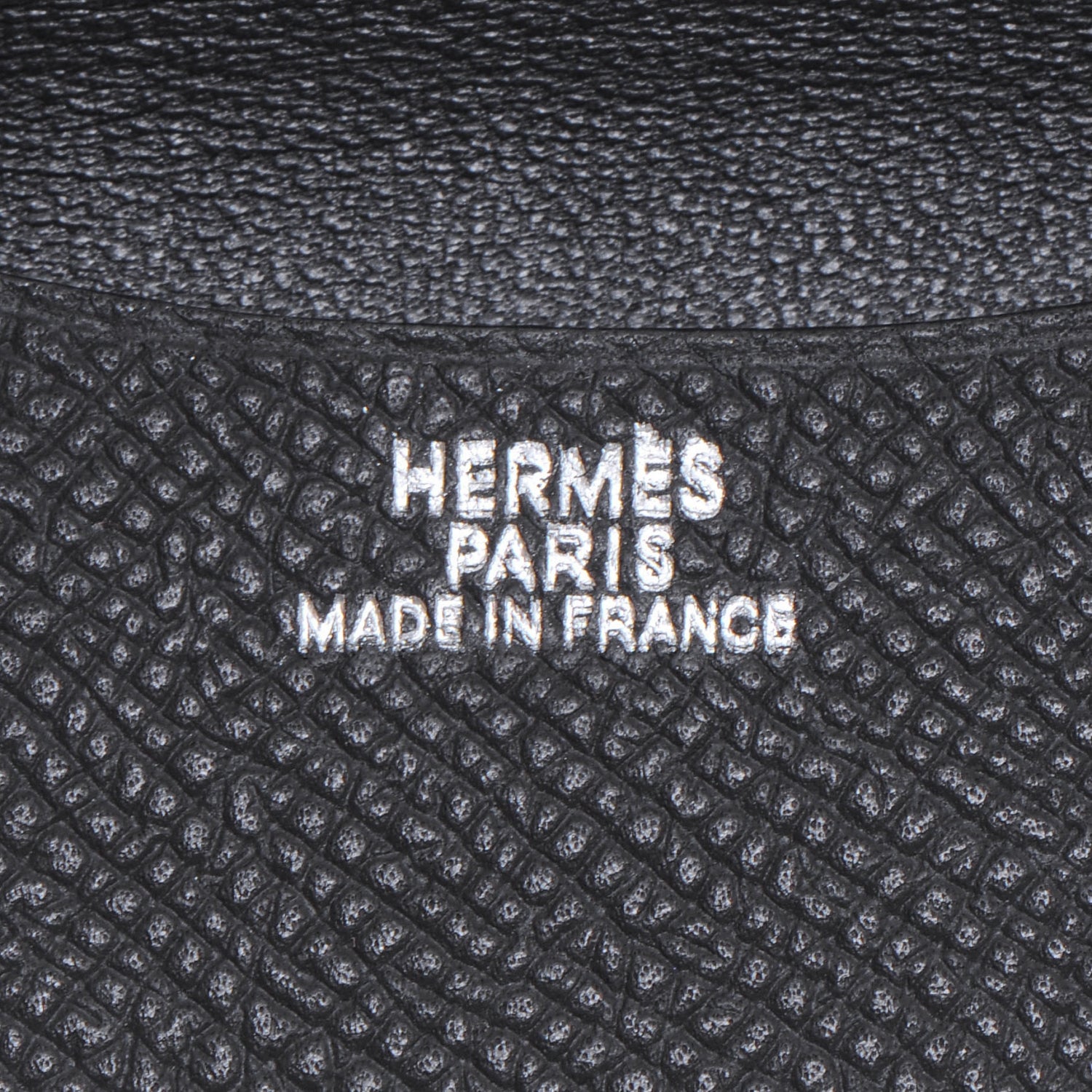 Hermes Epsom Business Card Holder Case Graphite 6 of 8
