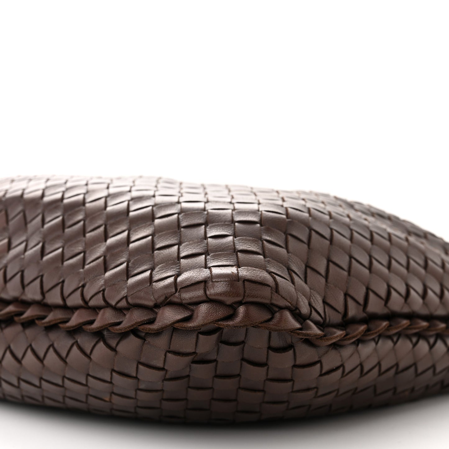Nappa Intrecciato Medium Veneta Hobo Ebano