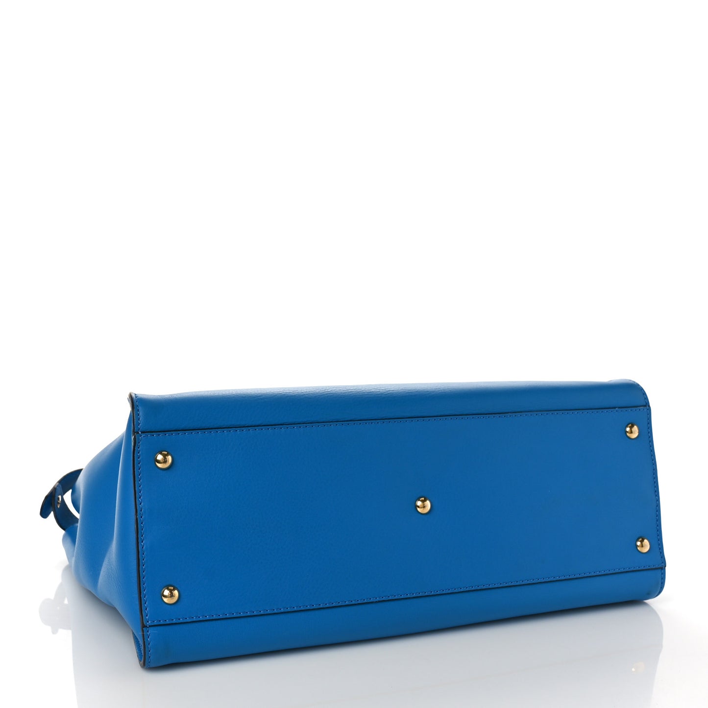 Vitello Seta Studded Monster Eyes Large Peekaboo Iconic Satchel Blue Royal Black Multicolor