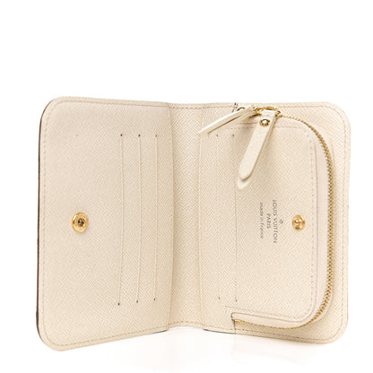 Louis Vuitton Monogram Insolite Coin Purse Wallet White 4 of 5