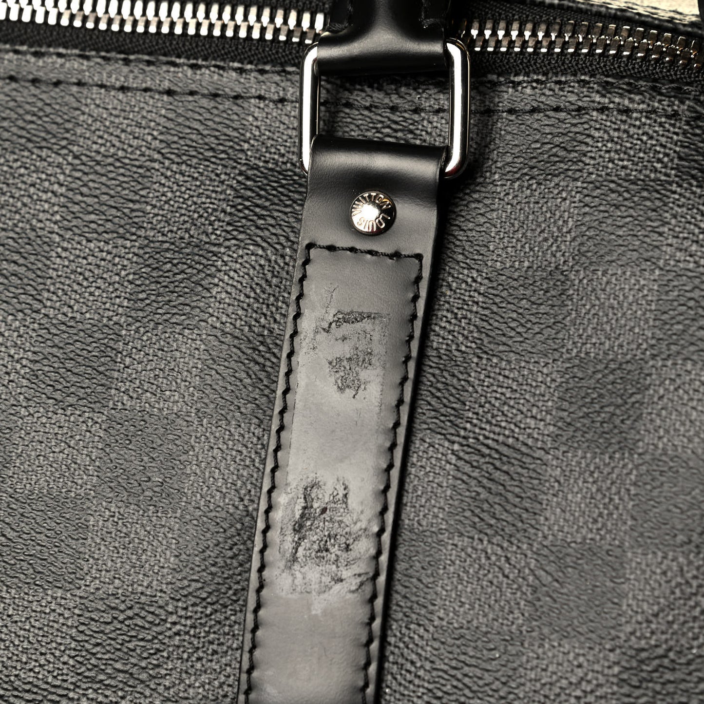 Damier Graphite Keepall Bandouliere 55