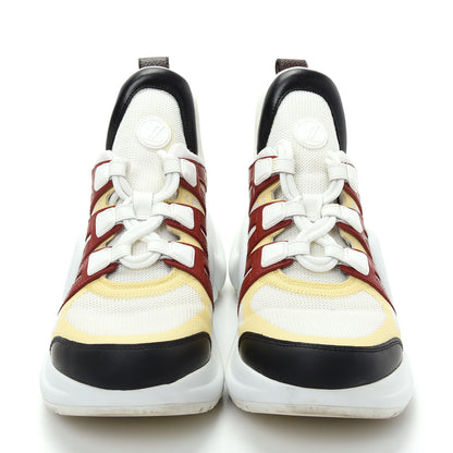 Louis Vuitton Calfskin Technical Nylon LV Archlight Sneakers 39 Terracotta 2 of 13