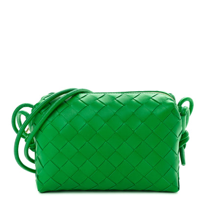 Bottega Veneta Nappa Intrecciato Mini Loop Camera Bag Parakeet 1 of 8