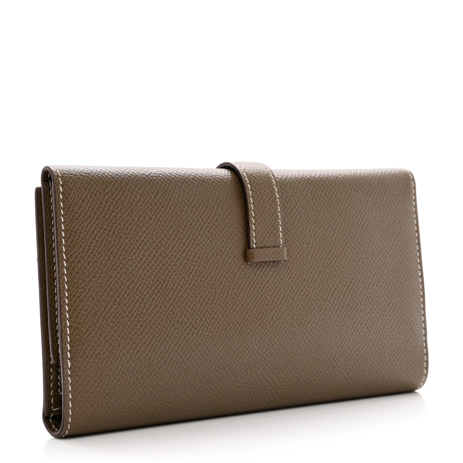 Hermes Epsom Bearn Gusset Wallet Etoupe 3 of 9