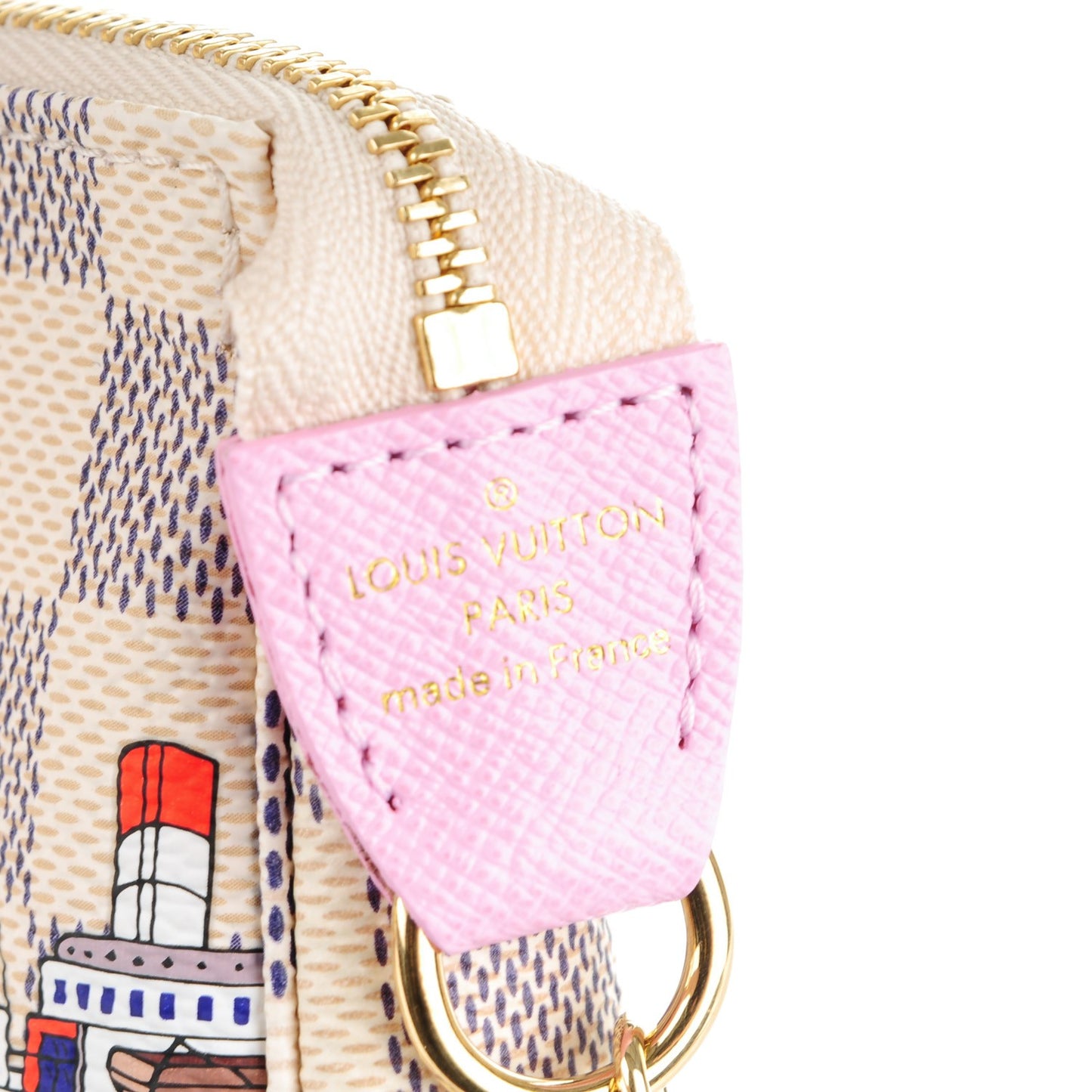 Damier Azur 2016 Christmas Animation Mini Pochette Accessories