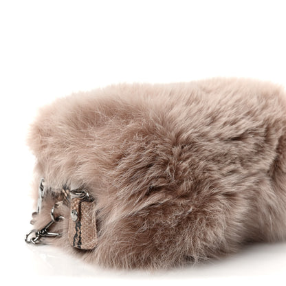 Prada Fox Fur Snakeskin Chain Bag 9 of 10