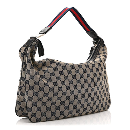 Gucci Monogram Medium Pop Hobo Navy 3 of 10