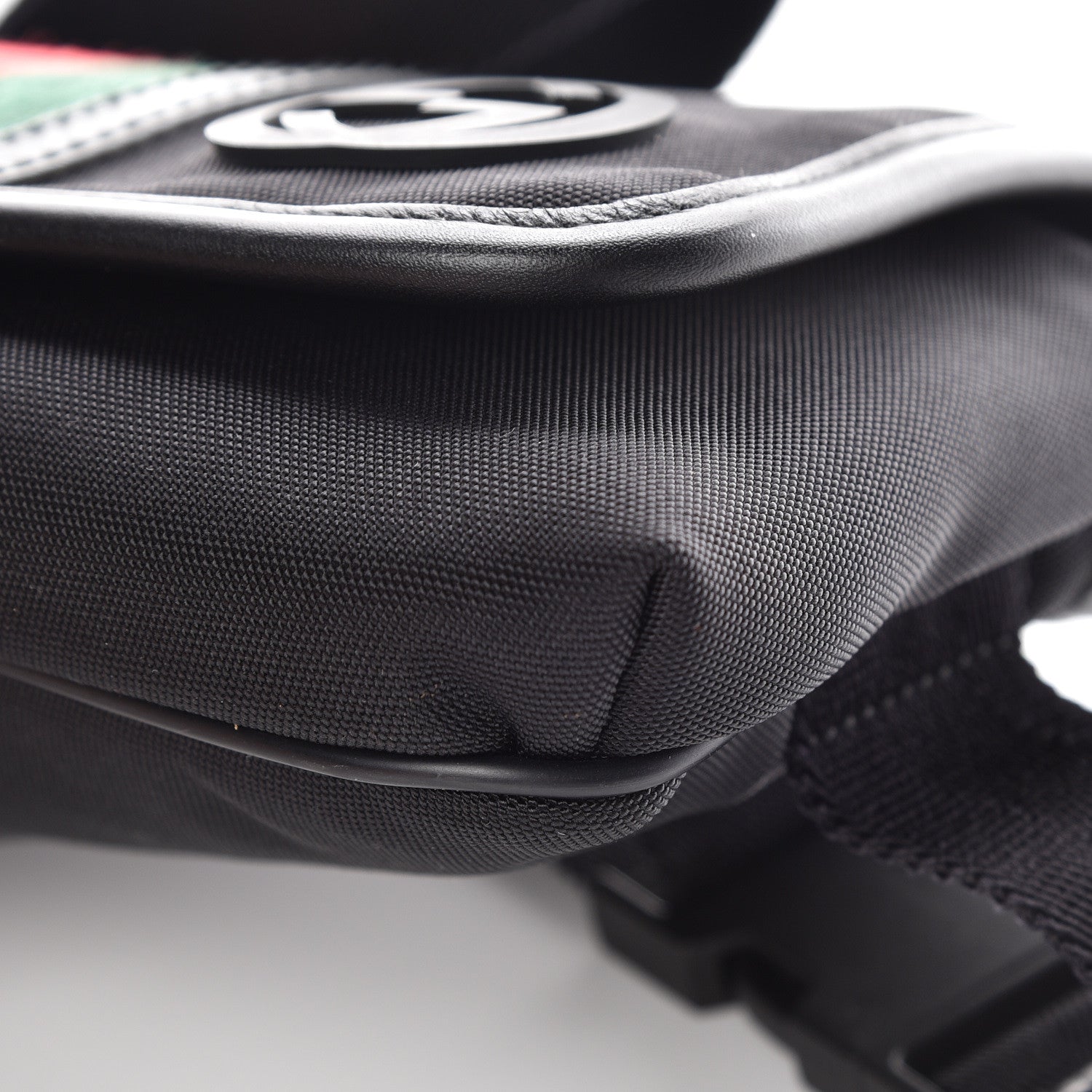 Gucci Nylon Web Belt Bag Black 7 of 10