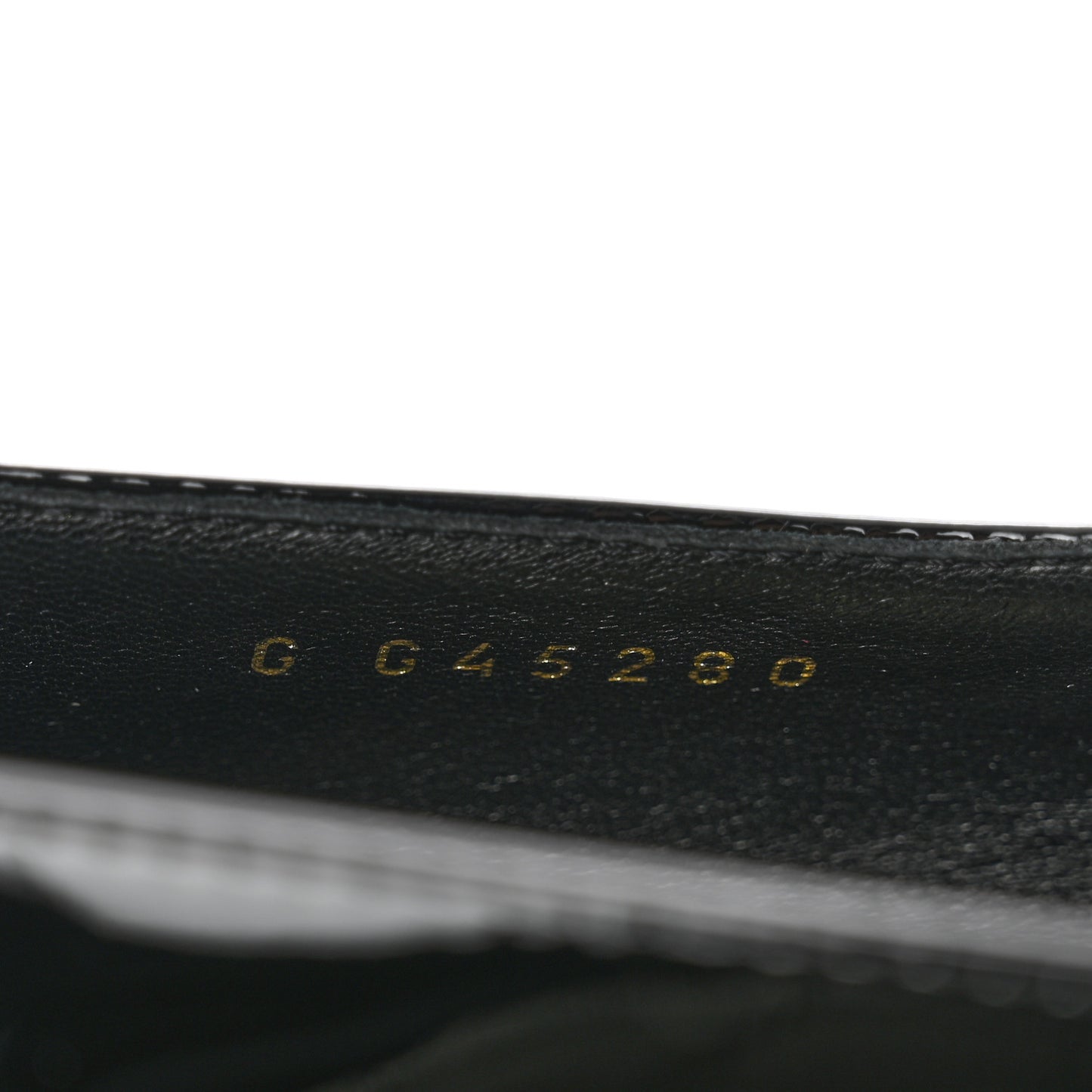 Patent Calfskin Mary Janes Flats 38.5 Black