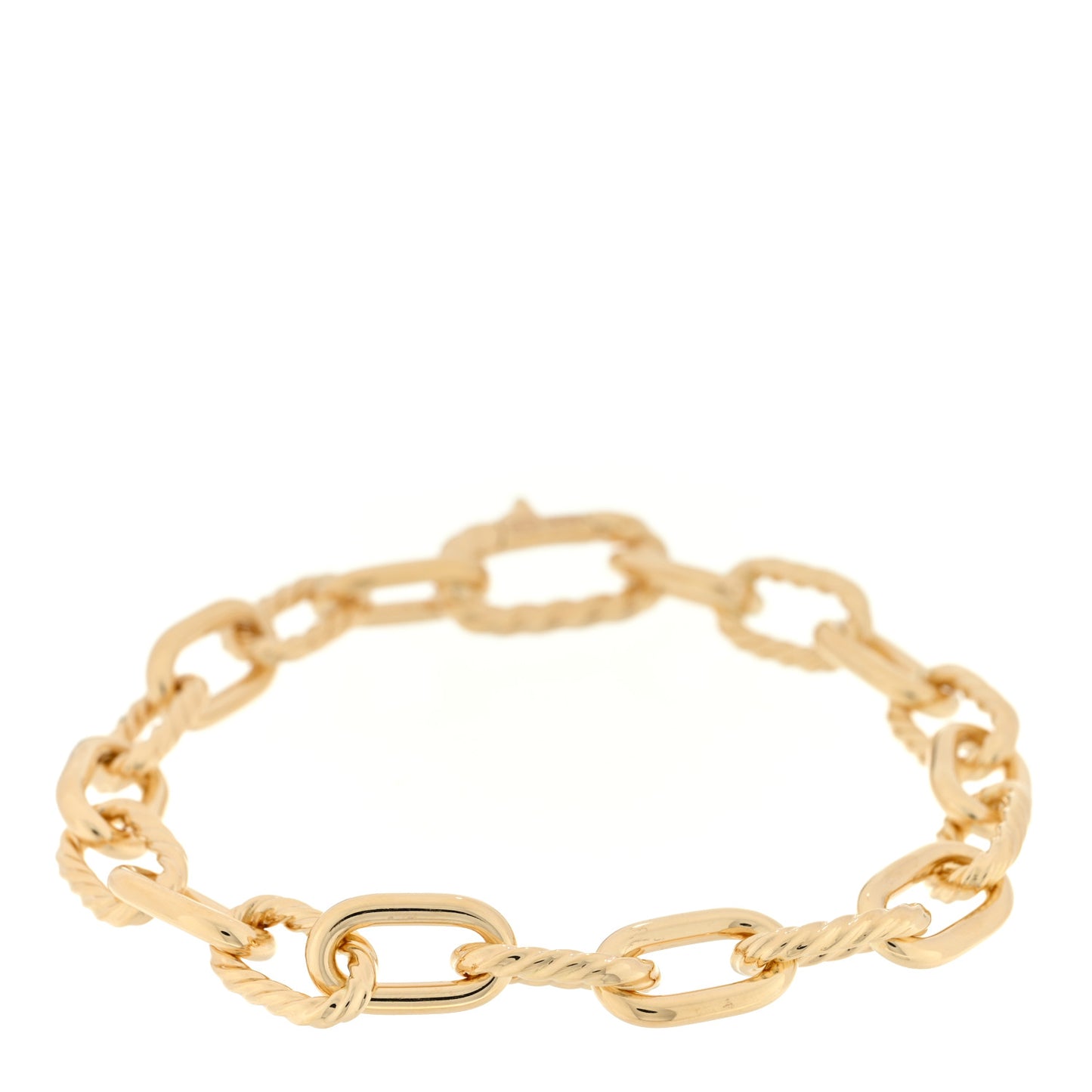 18K Yellow Gold 8.5mm Madison Classic Chain Bracelet