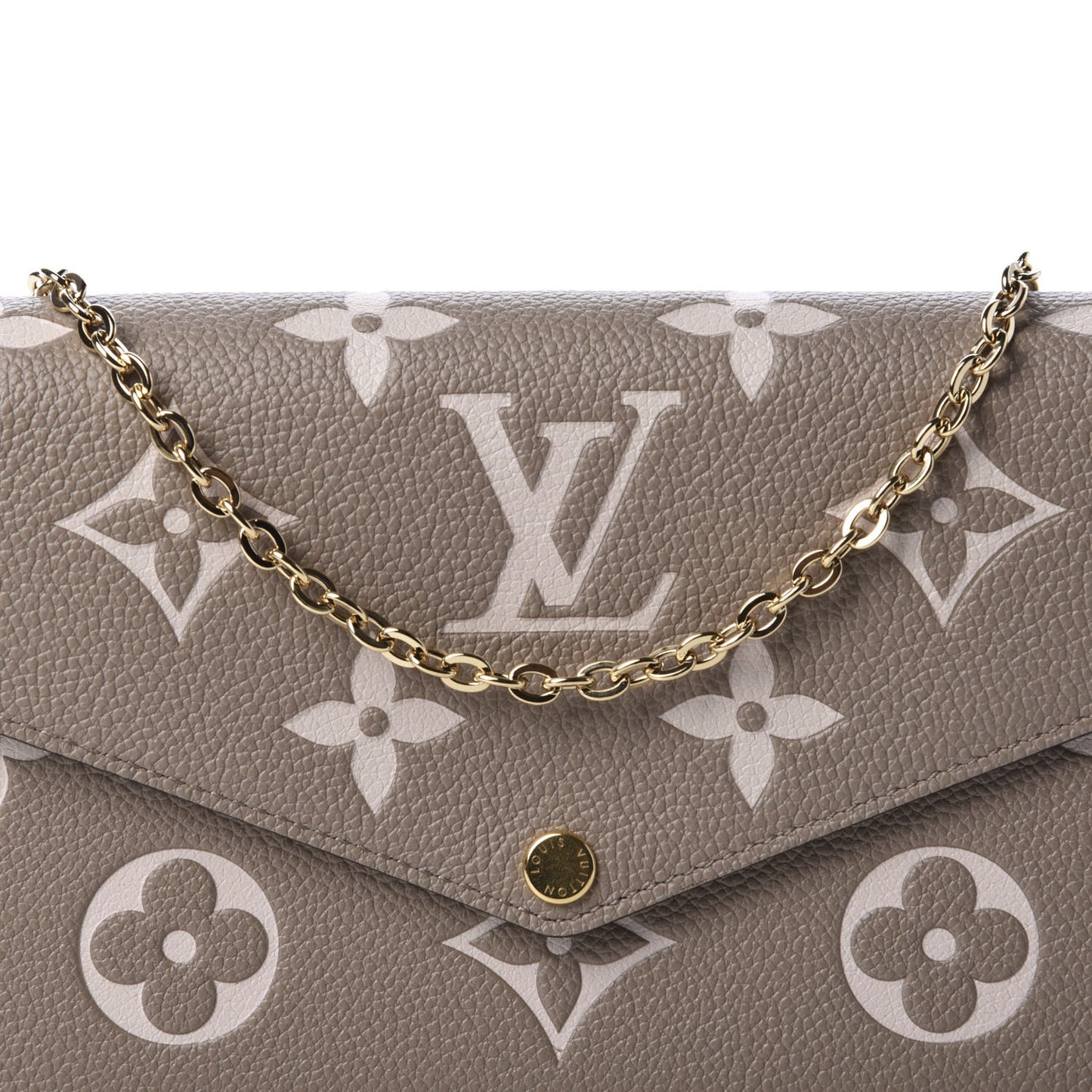 Empreinte Monogram Giant Felicie Pochette Tourterelle Creme