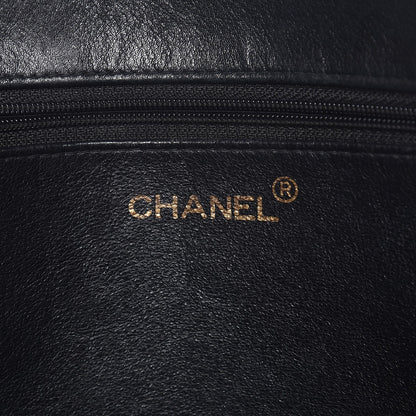 Chanel Lambskin CC Tote Black 6 of 11