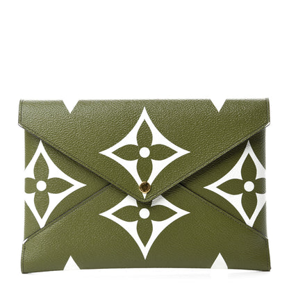 Louis Vuitton Monogram Giant Large Kirigami Pochette Kaki 1 of 7