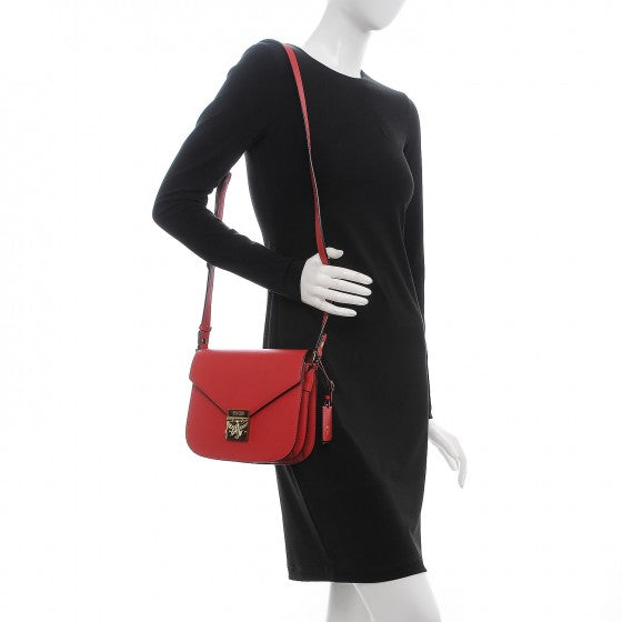 Calfskin Patricia Crossbody Bag Red