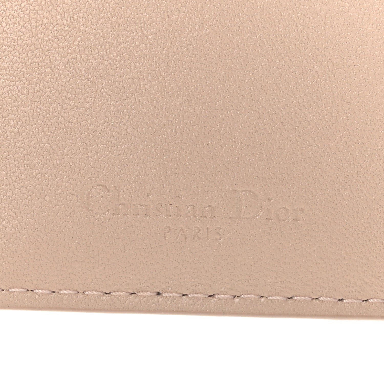 Christian Dior Lambskin Cannage Mini Lady Dior Wallet Aesthetic Beige 7 of 7