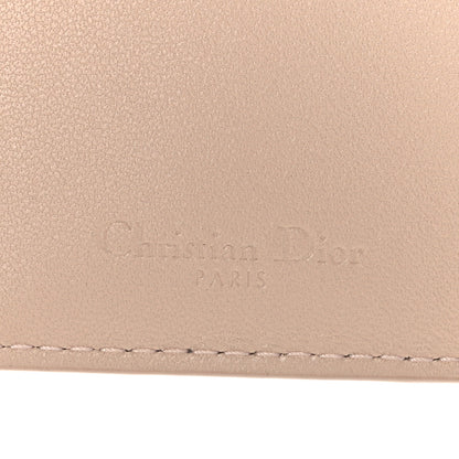 Christian Dior Lambskin Cannage Mini Lady Dior Wallet Aesthetic Beige 7 of 7