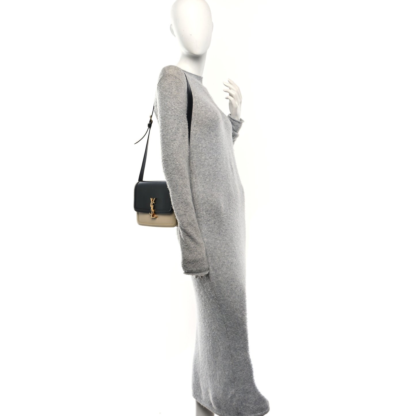 Soft UltraCalfskin Monogram Medium Solferino Satchel Black Burro