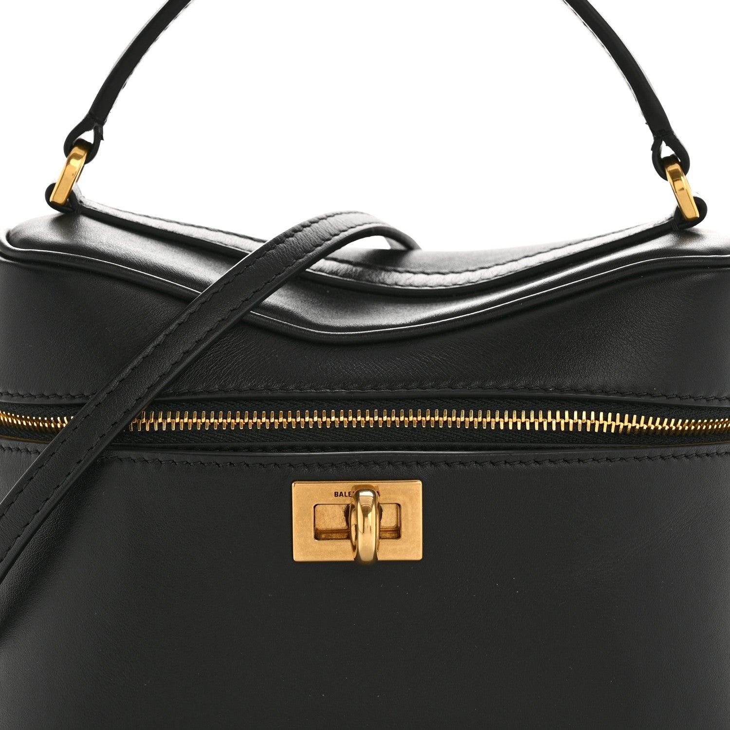 Balenciaga Natural Smooth Calfskin Rodeo Vanity Black 8 of 12