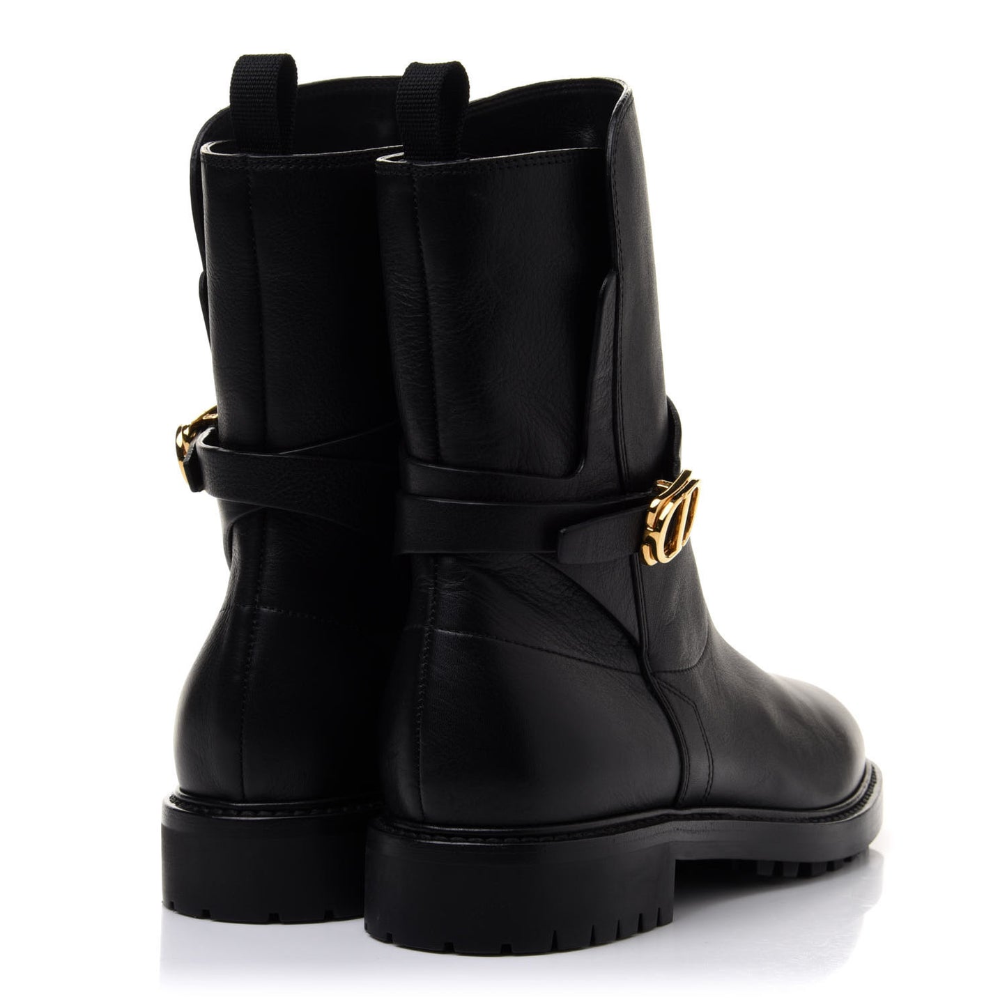 Calfskin Empreinte Ankle Boot 38.5 Black