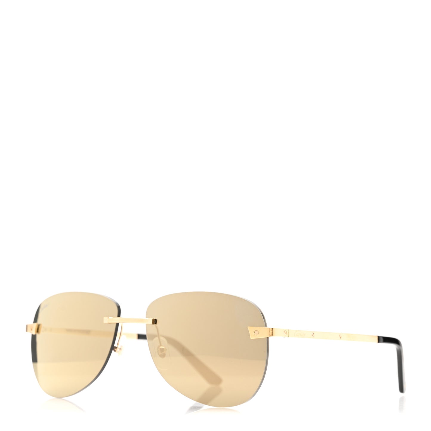 Metal Rimless CT0035RS Sunglasses Gold