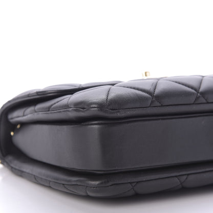 Chanel Lambskin Quilted Small Trendy CC Dual Handle Flap Bag Black 6 of 9