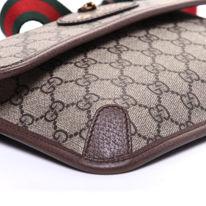 Gucci GG Supreme Monogram Neo Vintage Web Belt Bag Brown 6 of 12