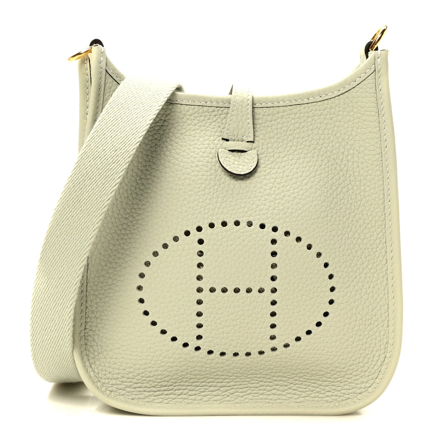 Hermes Taurillon Clemence Amazone Evelyne TPM Gris Neve 1 of 9