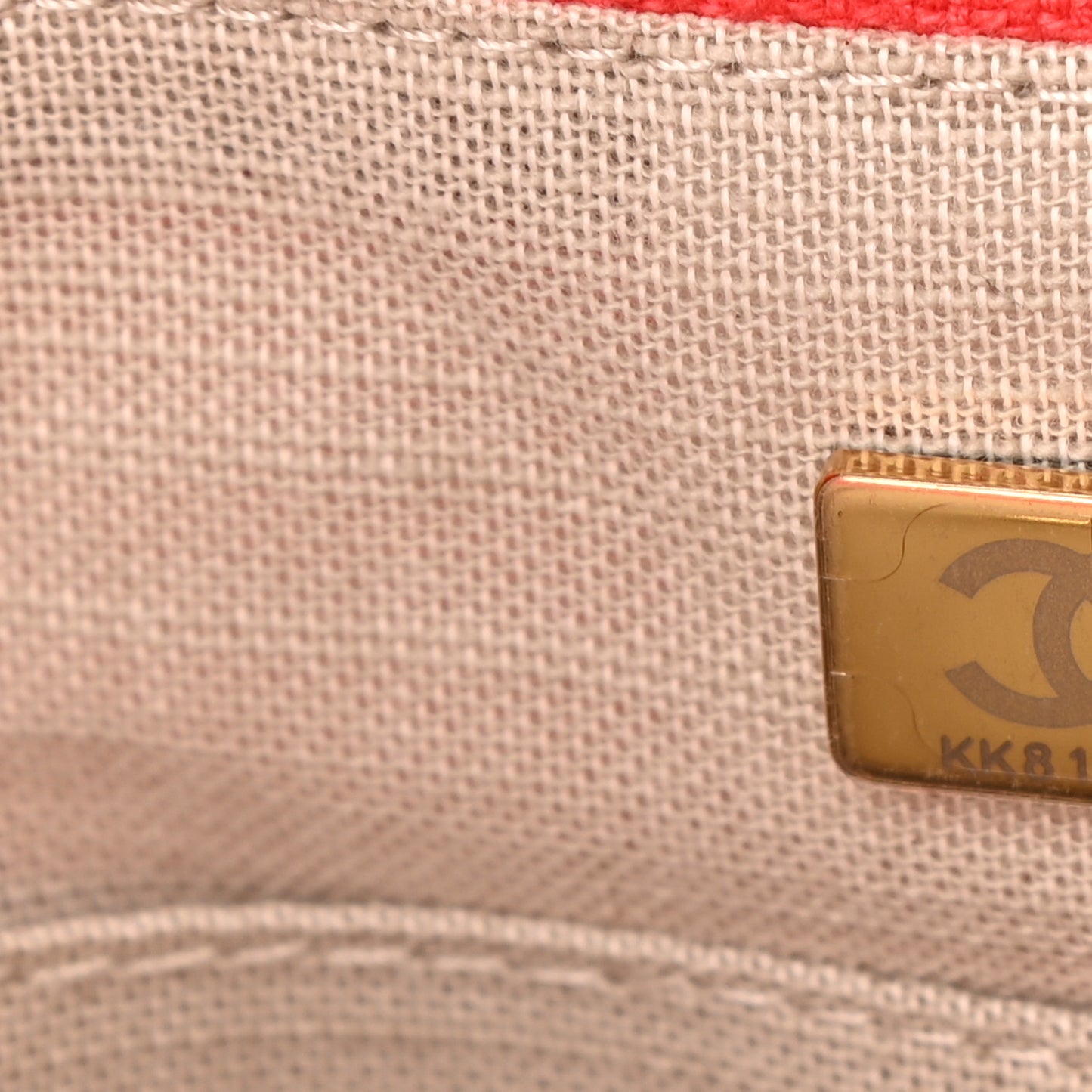 Mixed Fibers Small Deauville Tote Red