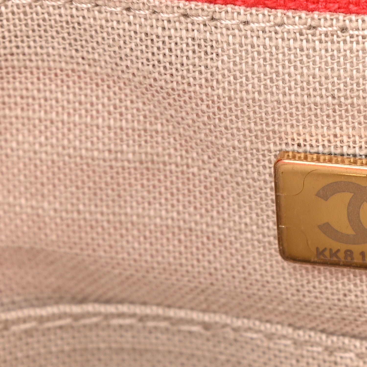 Chanel Mixed Fibers Small Deauville Tote Red 8 of 12
